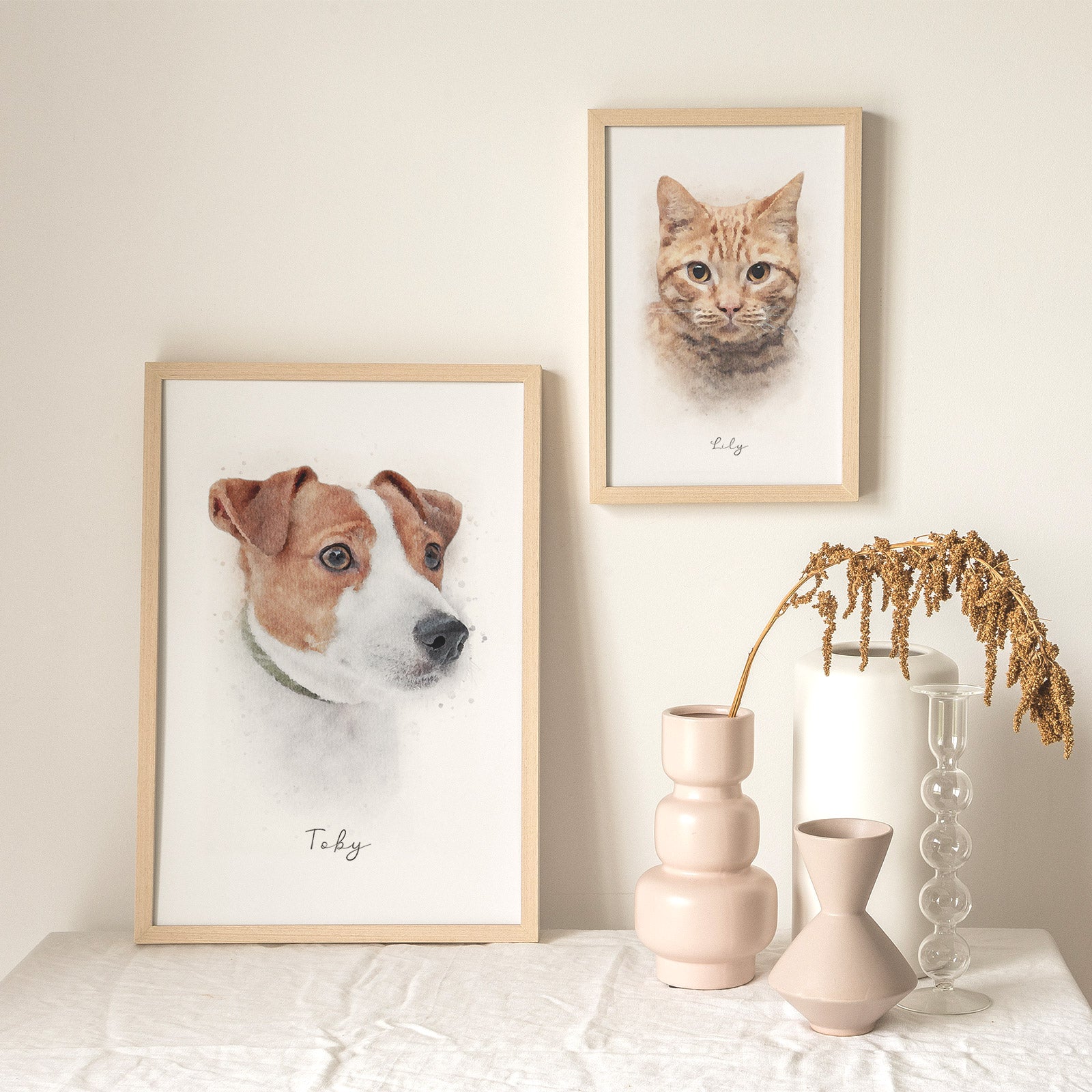 Custom 3-Pet Portrait